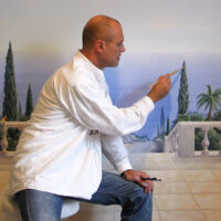 Malerei Entdecken Sie die faszinierende Welt der Malerei. Von Wand- und Illusionsmalerei bis hin zu dekorativen Techniken und Fresken – meine Expertise schafft einzigartige Kunstwerke, die Ihre Räume veredeln. Erfahren Sie mehr über meine kreativen Lösungen und wie ich Ihre Visionen in die Realität umsetzen kann.